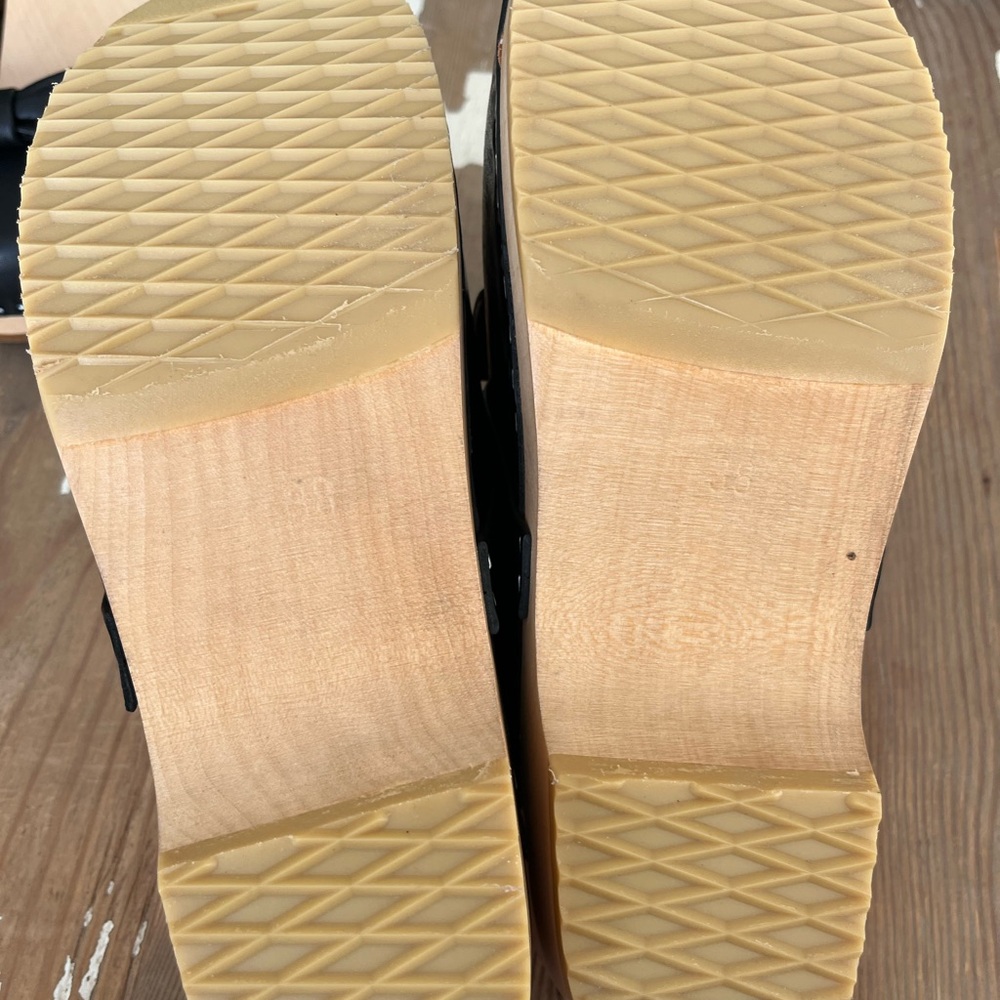 Swedish Hasbeens NWT Bow Husband Slip In Clog LOVE IT!!! Size 7.5 to 8 - Picture 4 of 15